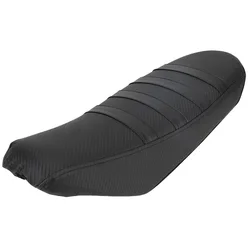 Waterproof Non - Slip Motorcycle Seat Cover - Comfortable PVC Motocross Accessory (Black)