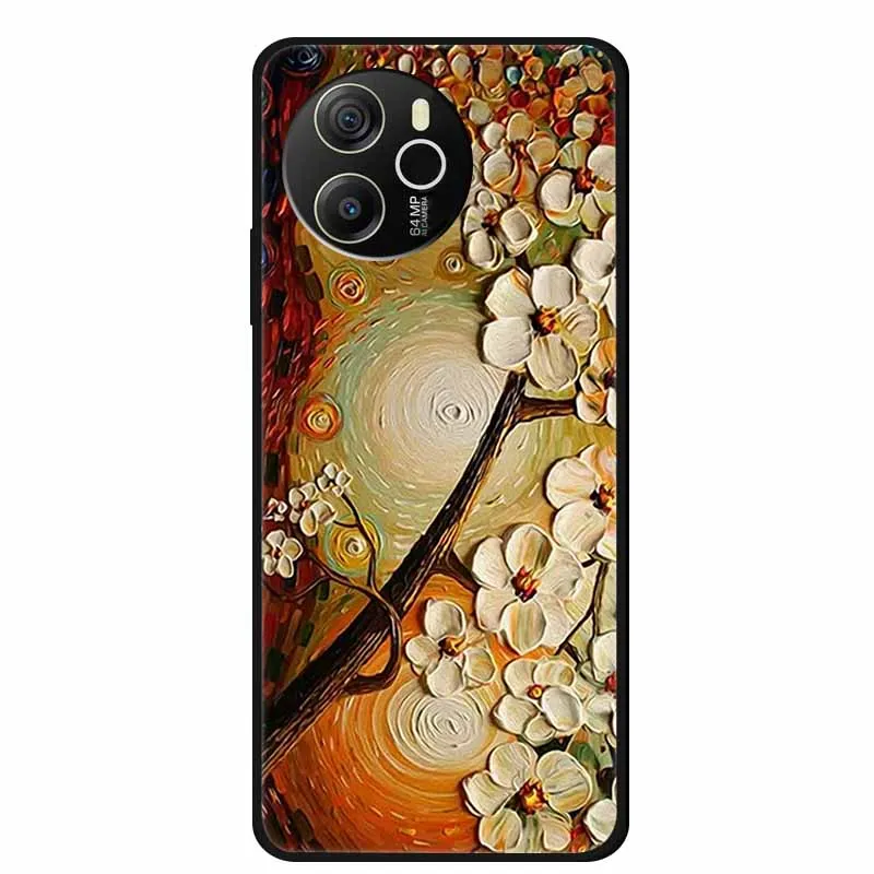 Animal Painted Soft TPU Silicone Back Cover - Fashionable Phone Case