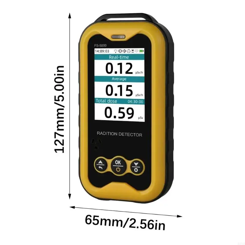 정밀 방사선 측정 장치 방사성 스크리닝에 적합한 경량 설계 가이거 계수기 M4YD