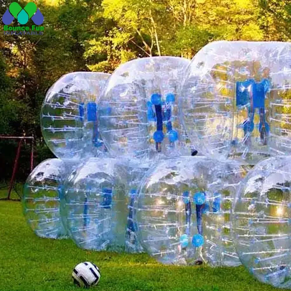 어린이 및 성인용 상업용 팽창식 바디 범퍼 볼, 투명 버블 볼, 팽창식 Zorb 볼, 직경 1m, 1.2m, 1.5m 
