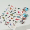 Vivid Dinosaurs 5D Nail Stickers Cool Nail Decals Embossed Sliders For Nail Manicure 4