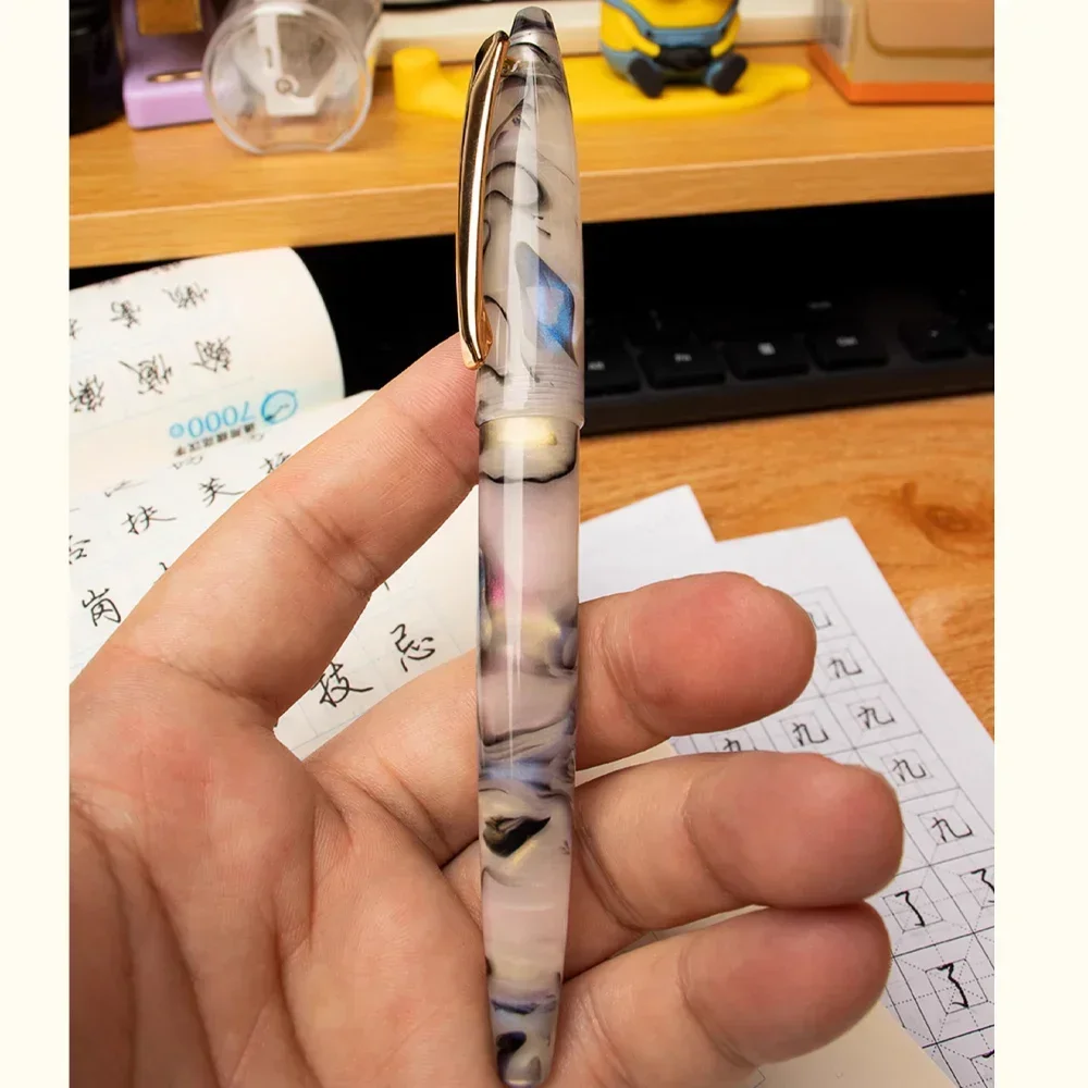 FINCH STATIONERY A108 resin Fountain pen EF F iraurita nibs beautiful gift pens for girls students office supplies stationery 4