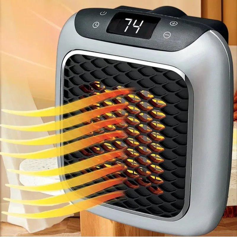 

Household heater mini wallmounted hot air fan heater office hot air fan flame heating equipment