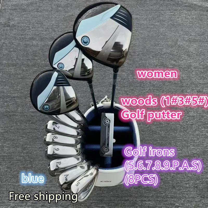 New Women Golf Clubs blue MP1300 Complete Sets Right Handed Golf Driver Wood Irons Putter L Flex Graphite Shaft