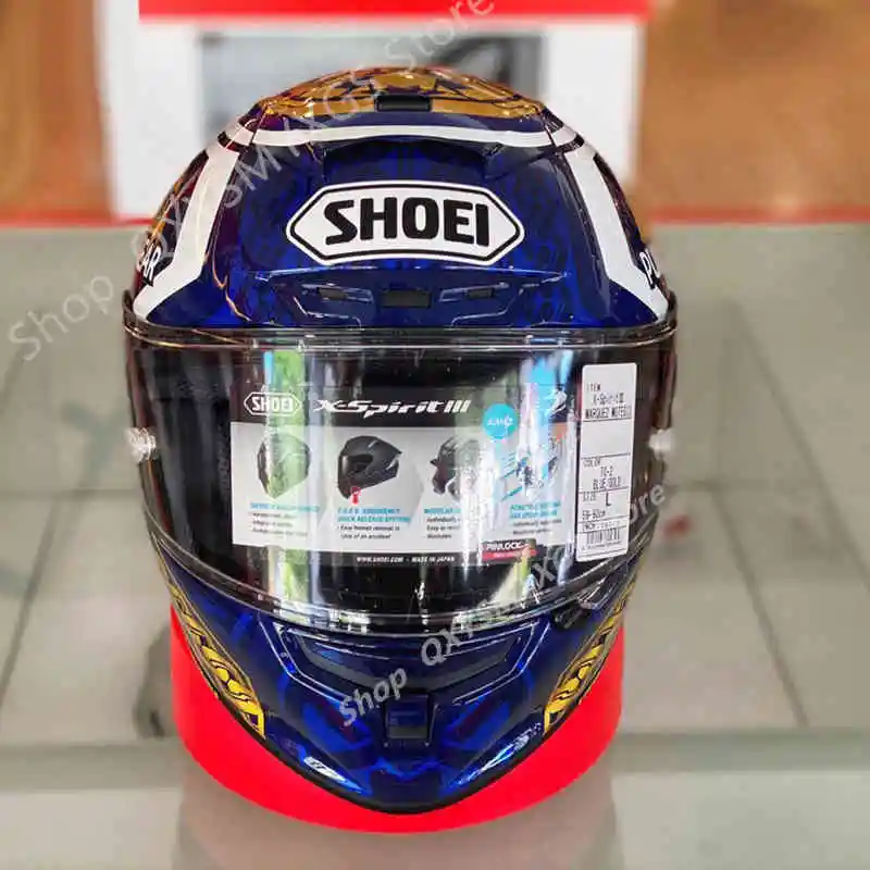 

SHOEI X14 Marquez Lucky Cat Motegii 3 Anti-fog Visor Riding Motocross Racing Motobike Helmet Full Face Motorcycle Helmet