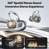 Lenovo LE302 Wireless Bluetooth 6.0 Headset Long Battery Life Sports Ear Clip Earphones HIFI Stereo Noise Cancelling Headphones - Image 5