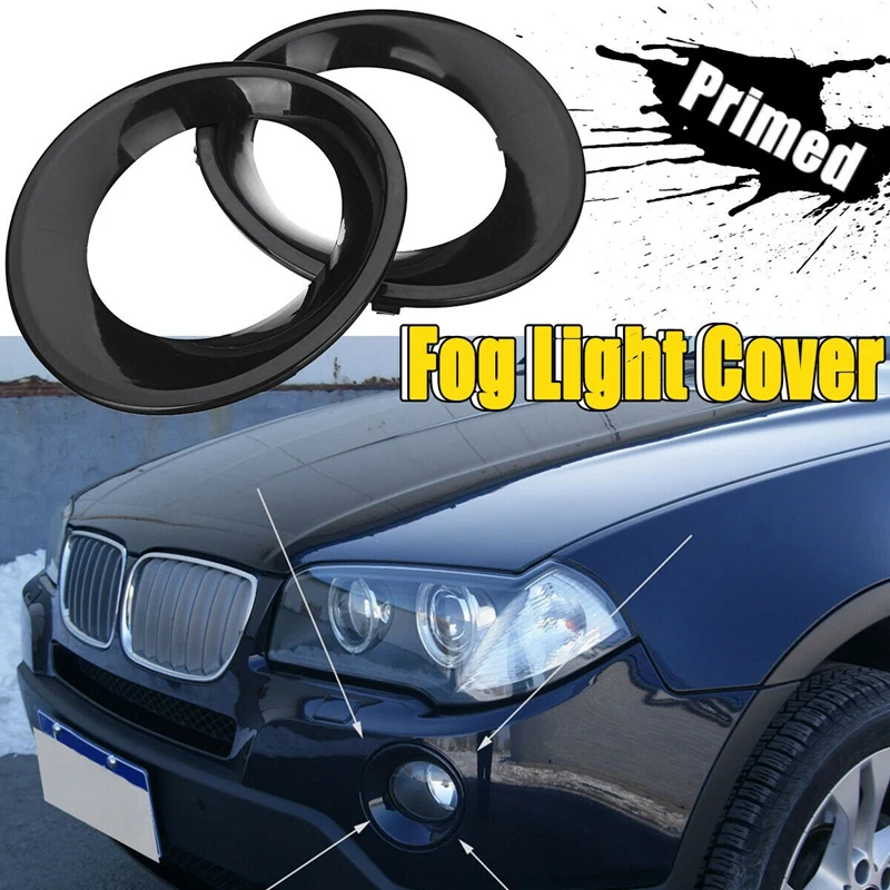 안개 주행등 그릴 트림 커버, BMW X3 E83 LCI 2007-2010