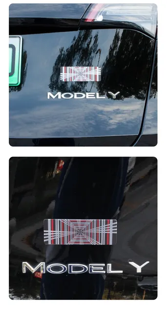 kompatibel mit Tesla Model 3 Y S X Plaid Logo Auto Aufkleber 2023