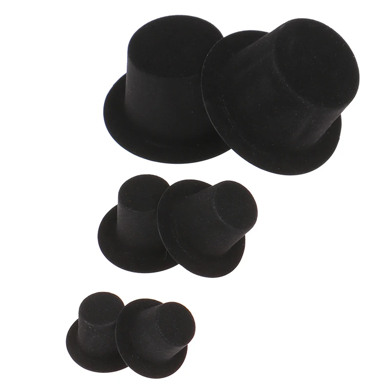 

10 шт., 1:12 миниатюрная имитация детского кукольного домика, ПВХ Флокированная шляпа, куклы «сделай сам», модные аксессуары, украшение для домашнего декора