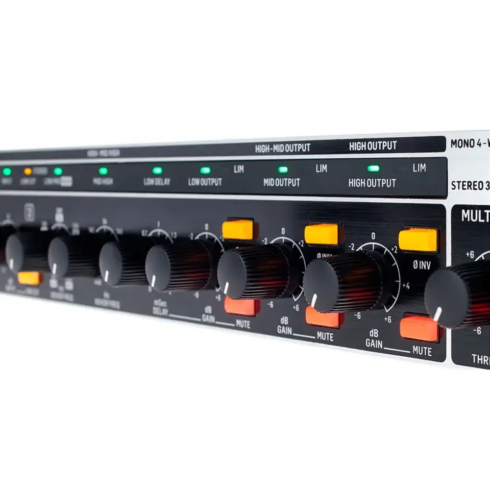 CX3400 Professional Subwoofer Crossover High Precision cross over Limiter Pro 2/3/4-way Frequency Divider audio crossover