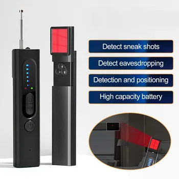MINI T15 Multifunction Camera Detector GSM Audio Error Finder Car GPS Signal RF Tracker Detect Wireless Cam Lens Device Finder 1