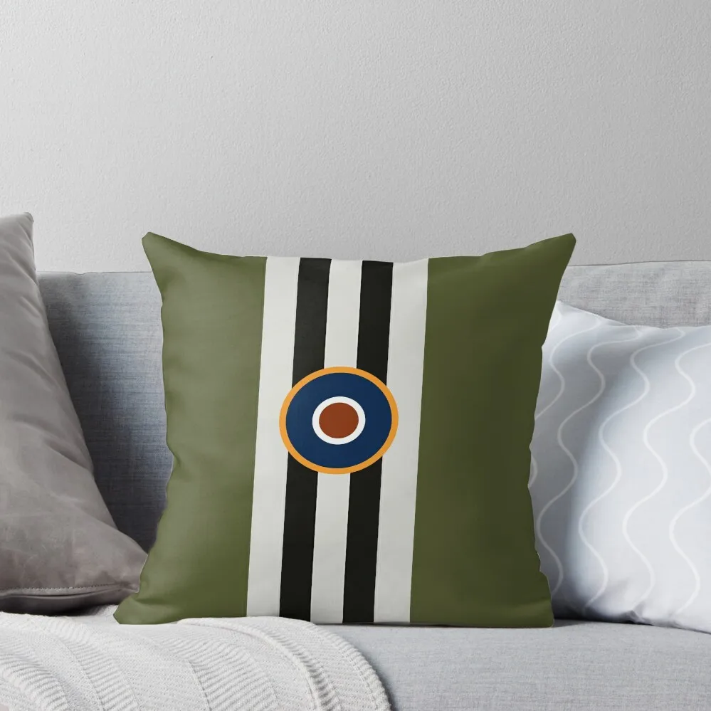 

D-Day Stripes with RAF Roundel Throw Pillow Ornamental Pillow Sofa Cushions Cover Sofa Pillow Cover