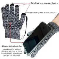 USB Heated Gloves Touchscreen Rechargeable Thermal Thickened for Skiing Motorcycle Cycling Commuting Outdoor Winter Activities 5