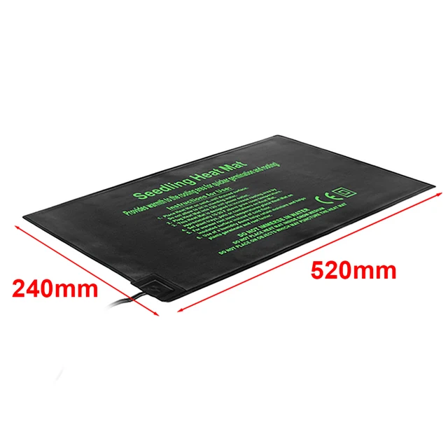 Eu/Usa Dugó Vízálló Palánta Fűtő Szőnyeg 24X52Cm Növényi Vetőmag Csírázás Terjedése Klón Indító Pad Kerti Kellékek - Image 4
