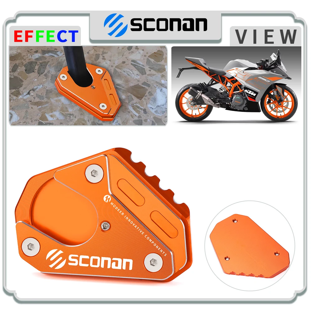 

Для KTM DUKE 125 200 250 390 RC 125 200 250 390 duke аксессуары для мотоциклов увеличенная Опора увеличитель боковой подставки удлинитель