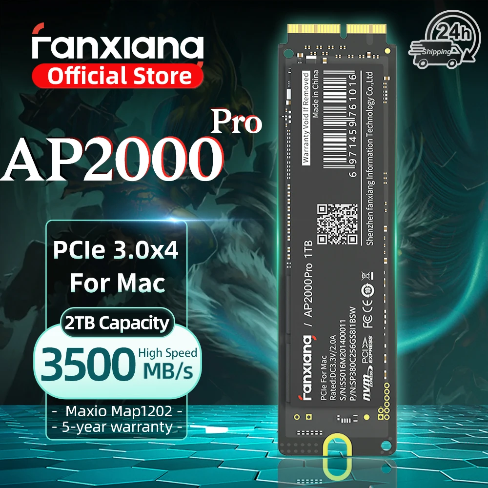 fanxiang Mac専用 SSD 512GB　AP2000Pro Fanxiang AP2000Pro PCIe3x4 NVMe M.2 SSD for Mac – FanXiang