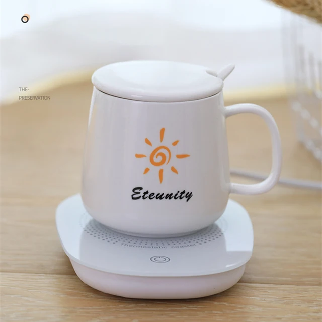 55℃ Winter Electric Coffee Mug Cup Warmer Heater Pad Coaster USB