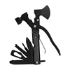 Outdoor portable camping emergency survival tool, multifunctional axe, hammer, knife, home repair combination tool 6