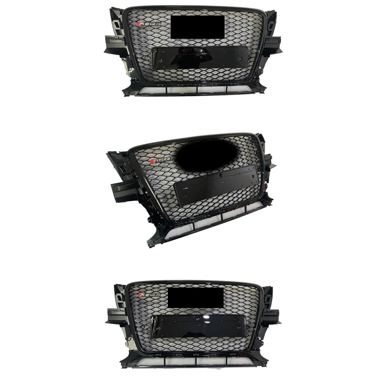 DECHO Front Bumper Grill Mask Radiator Grille Medium net For AUDI Q5 2008 2009 2010 2011 2012 Racing Grills AUTO GRILLE