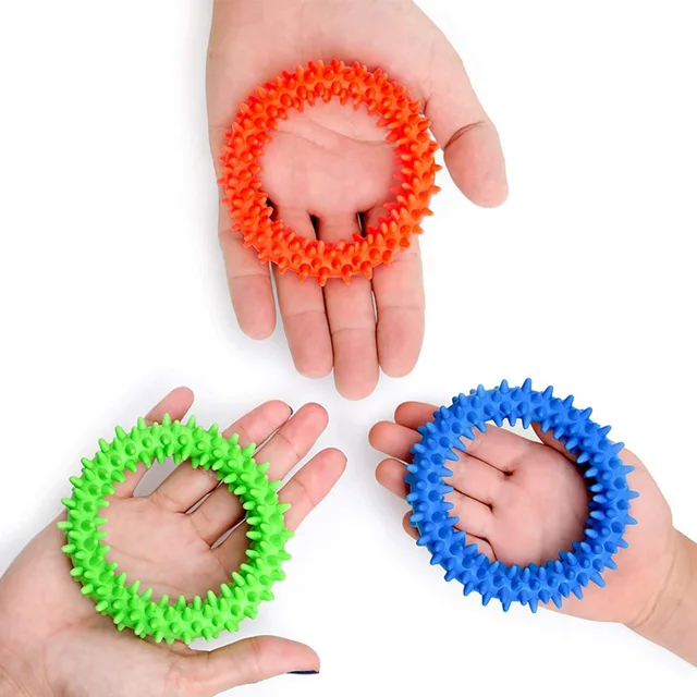 Spiky Sensory Bracelet Figet Rings Stress Relief Anxiety Autism Toys игрушка антистресс Juguetes Sensoriales Para Niños 2