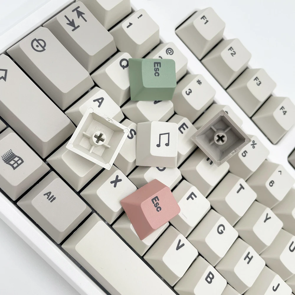 Gmkfans-jogo Mecânico Teclado Personalizado Keycaps Grupo Pbt Keycap Perfil Cereja Retro Iso 141 Caps Chave Faça Você Mesmo Dye-sub 9009 - Imagem 2