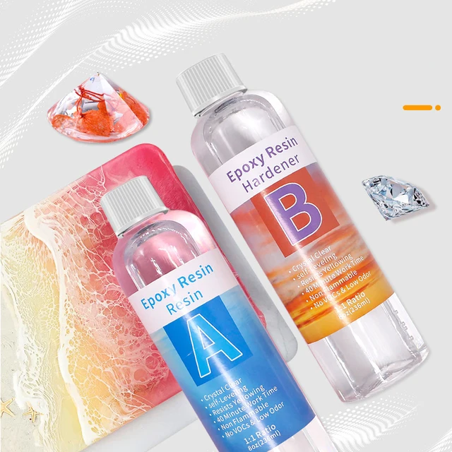 CRAFT RESIN 1L Resine Epoxy Kit Complet Débutant - Resine Epoxy  Transparente et EUR 43,75 - PicClick FR