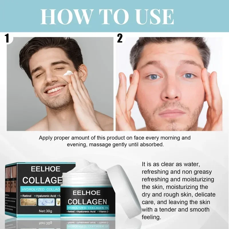Anti aging facial cream for men wrinkle remover lift firming skin fade fine lines hydrating brighten moisturizing face care