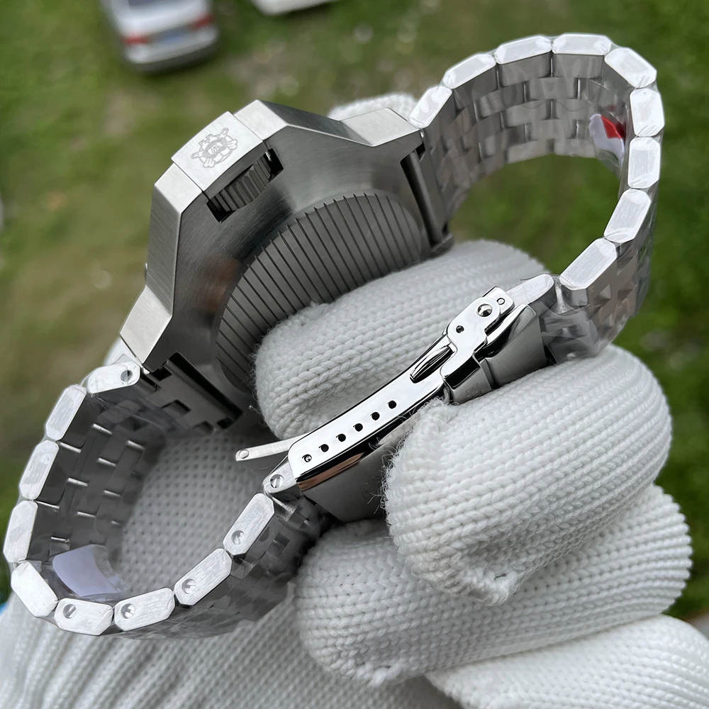 STEELDIVE SD1988 Luxury Deep Dive NH35 Mechanical Movement Swiss Luminous Bidirectional Rotation Bezel 1200M Waterproof Watch