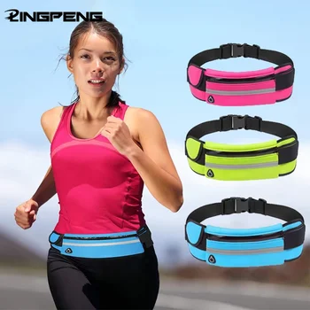 Professional Running Waist Bag Sports Belt Pouch Mobile Phone Case Men Women Hidden Holder Gym SportsBag Workout Belt Waist Pack