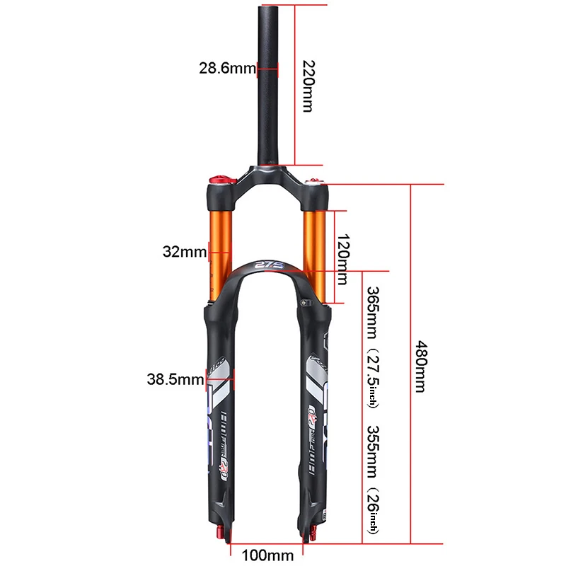 Horquilla Mtb 26 Horquilla De Suspensión LvTu Para MTB