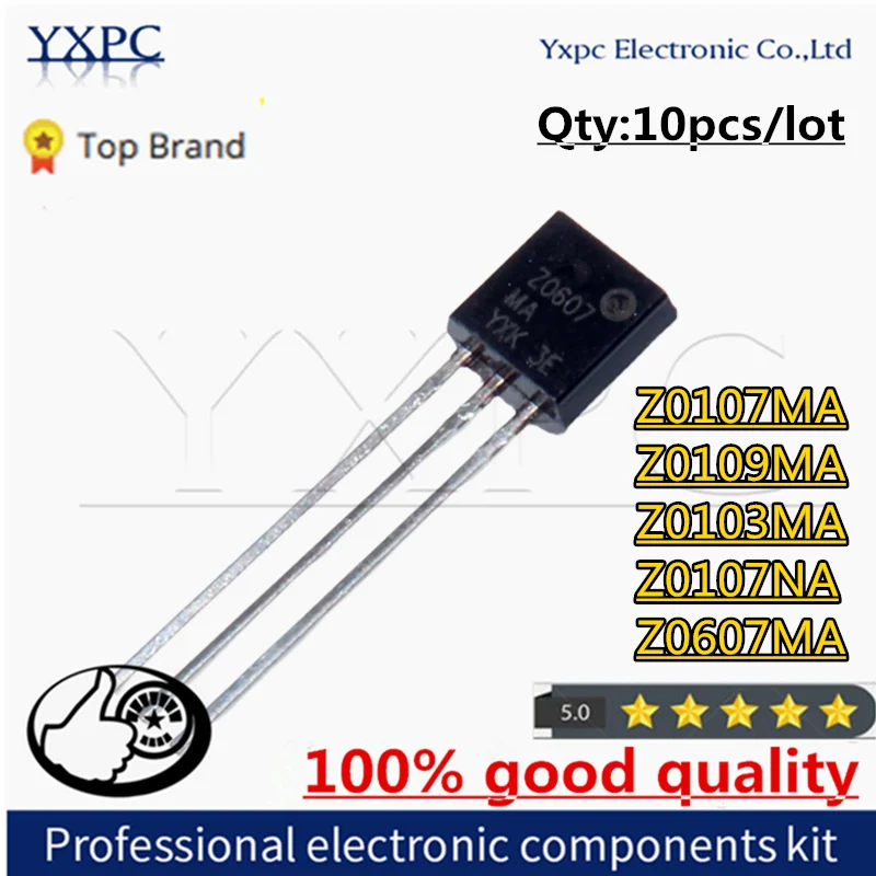 

10pcs Z0107MA Z0109MA Z0103MA Z0107NA Z0607MA Z0607 Z0107 Z0109 Z0103 TO-92