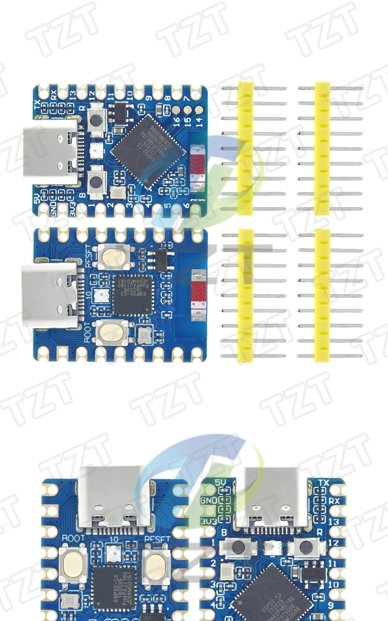 ESP32-C3-Zero ESP32-S3-Zero Mini-Entwicklungsboard WLAN+Bluetooth Ultrakompakte Größe ESP32 C3 S3 ESP 32 – Detail 7