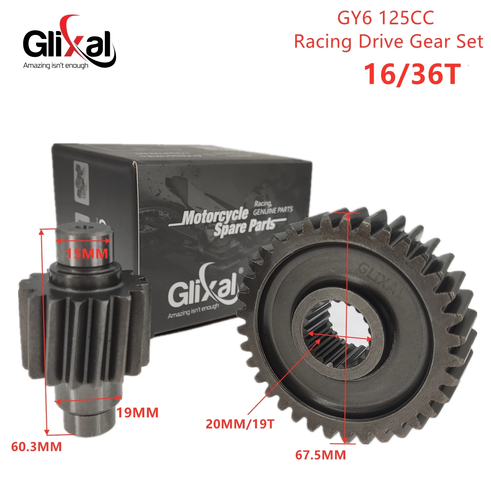 Glixal GY6 125cc 150cc High Performance Racing Final Drive Gear