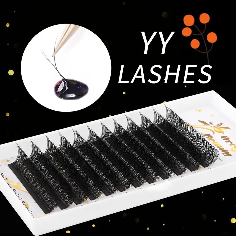 

Orchid Lash Y lashes 0.05 premade fans eyelash extensions for salon individual Y shape eyelash extensions YY lashes cilios y
