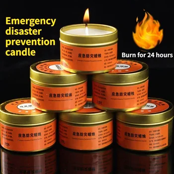 1-20pcs Emergency Candles for Power Outages Windproof Smokeless Long-Lasting Lighting Survival Supply for Home Camping Blackouts 1