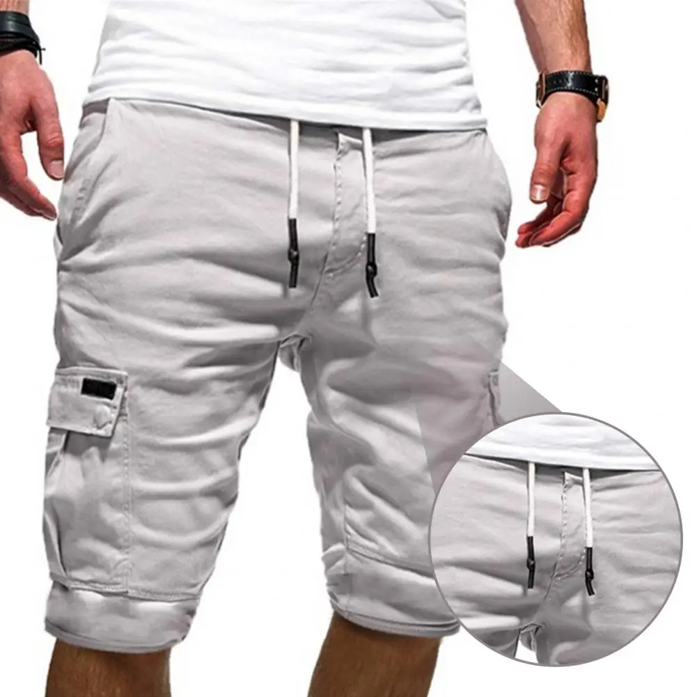 Sports Shorts, Sport Shorts, Casual Shorts Summer Solid Shorts Men Big Size Solid Elastic Waist Men Shorts Outwear Casual Elastic Waist Pocket Pocket Loose