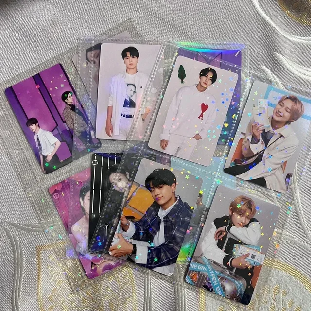 10 pièces Album Photo Pages intérieures A5 Kpop classeur porte-carte Photo classeur incrustation carte idole recueillir livre Page intérieure Ş  5