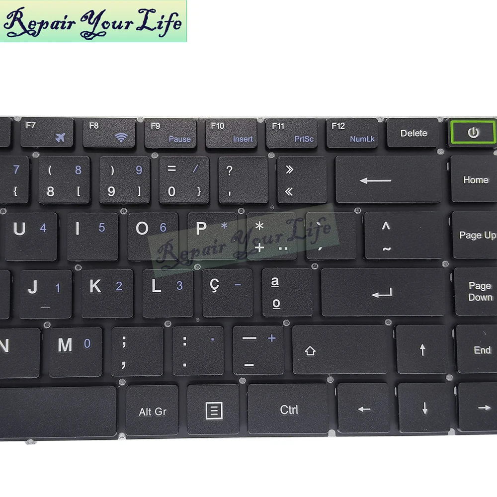 Teclado do Brasil para Notebook Eua Pt-br Brasil Português Abnt2 Scdy 315 Yxt-9149 Scdy31512 Scdy-315-17 Yxt 91 53 Novo - Imagem 4