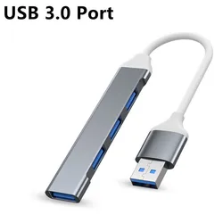 High - Speed 4 - in - 2 USB Type - C Hub with Enhanced Data Transfer (USB 3.0 Port)