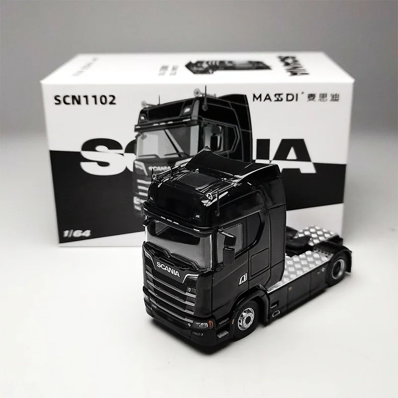 New Masdi 1:64 Scania 770s R650 Civilian Trailer Transport Vehicle