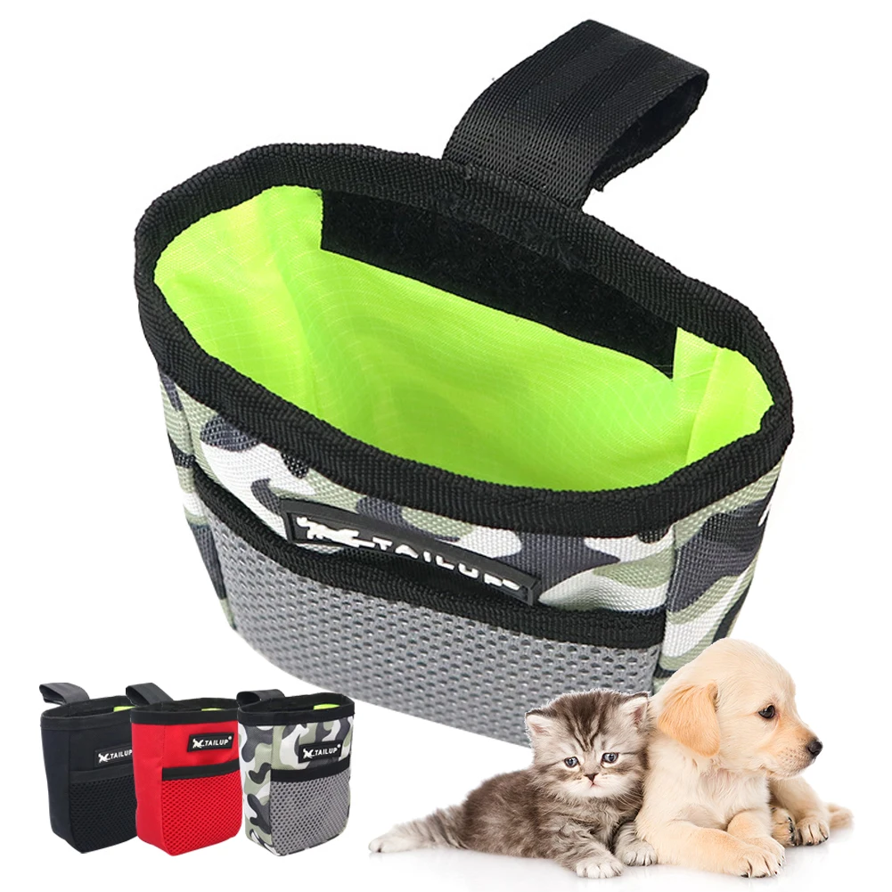 Pet Portable Dog Training Waist Bag Treat Snack Bait Dogs Obedience Agility Outdoor Feed Storage Pouch Food Reward Waist Bags