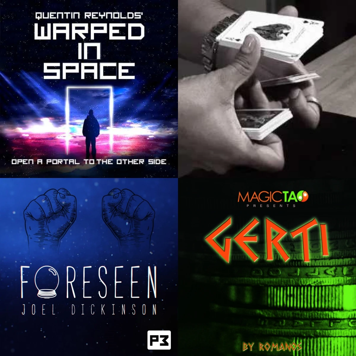 

2020 Warped in Space By Quentin Reynolds，Elevator Cut by Eric Jones，Foreseen by Joel Dickinson，Gerti by Romanos-Magic tricks