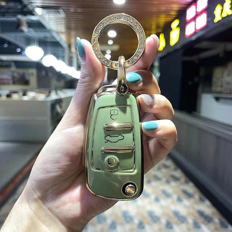 Cover Chiave/telecomando per Audi Q3 Q5 Q7 TT S3 S4 S6 RS B6 B7 B8 A6 A7 C5 C6 A1 A3 8L A4 A5 4F 11 Cover Chiave/telecomando per Audi Q3 Q5 Q7 TT S3 S4 S6 RS B6 B7 B8 A6 A7 C5 C6 A1 A3 8L A4 A5 4F - S7e59aa8d92e54e07b42e609f3809065a3