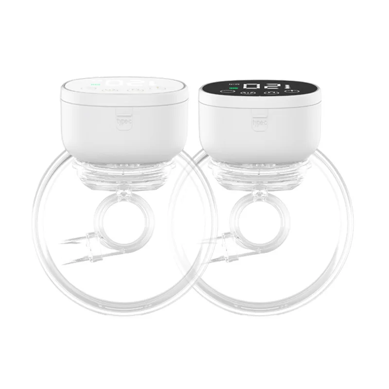 Electric Breast Pump Portable Hands Free Wearable Silent Comfort Milk Extractor Collector BPA-free