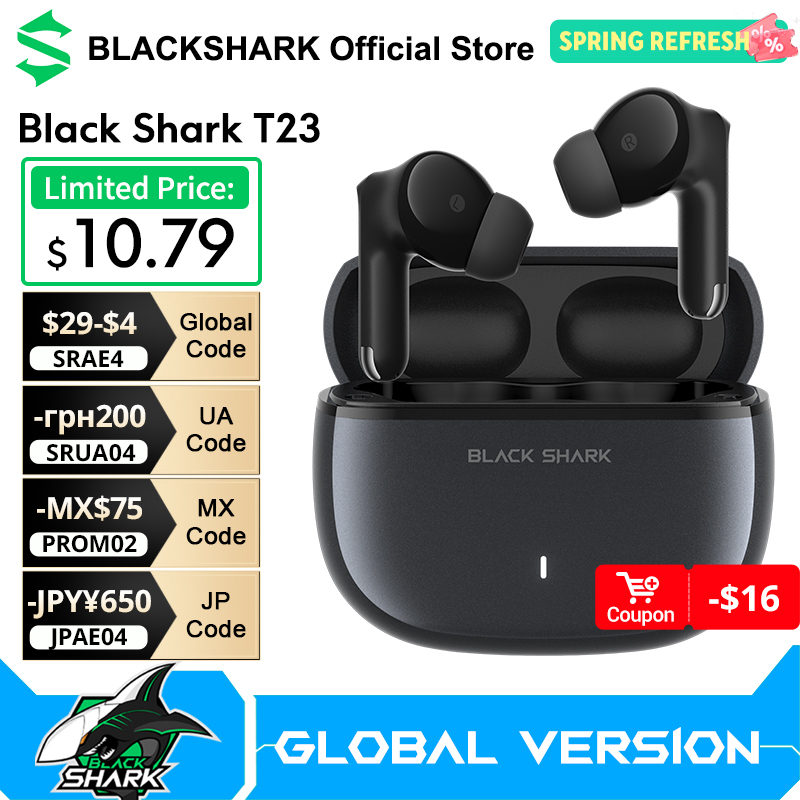  Blackshark T23 Bluetooth headphones 40-Hour Battery Life Bluetooth 5.4 Volume adjustment ENC noise reduction 