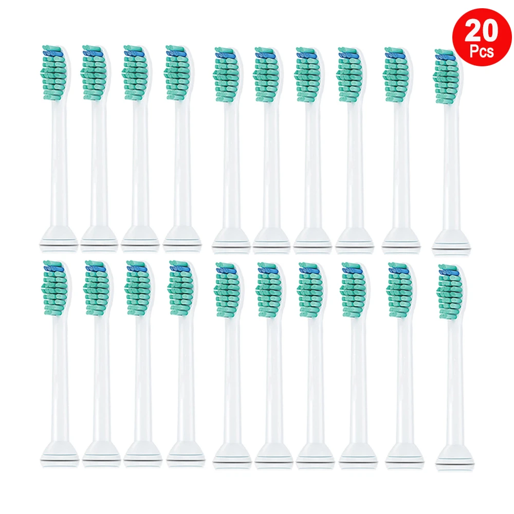 Cabezales de repuesto para cepillo de Philips, repuesto de 20 piezas para Sonicare Flexcare Diamond Clean, Blanco saludable, EasyClean, +| | - AliExpress