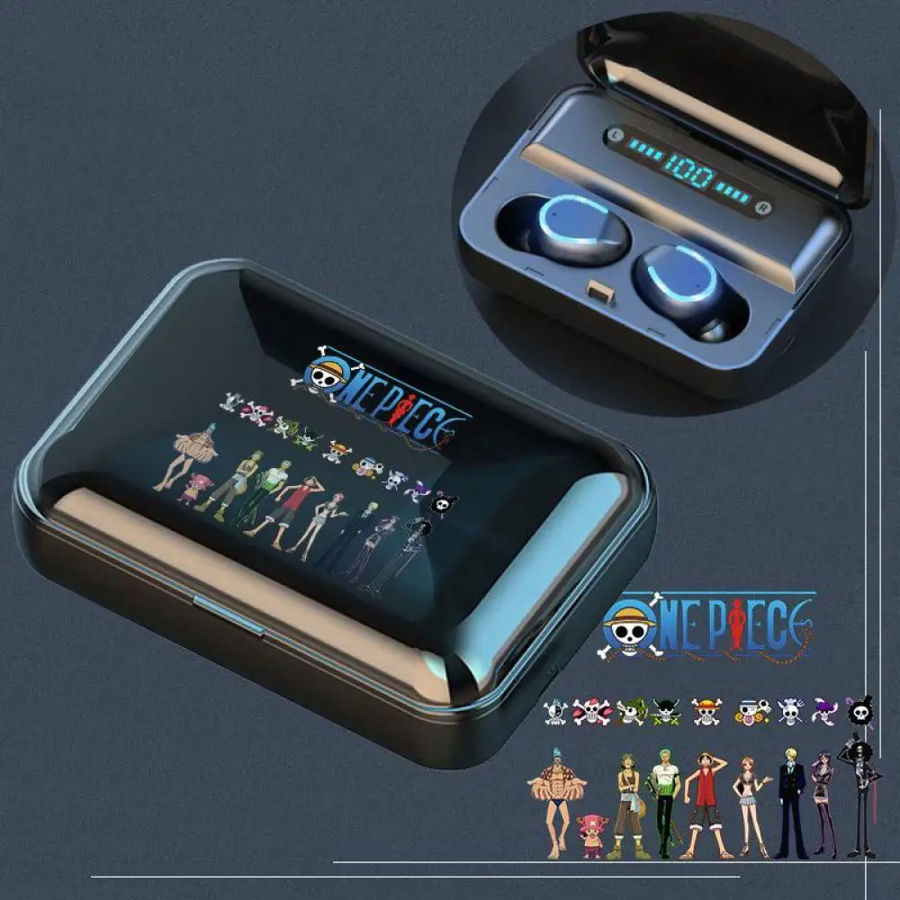

Anime One Piece Monkey D. Luffy Roronoa Zoro Tony Chopper Nami Mini Portable In-Ear Earphones Cool Wireless Bluetooth Earphones
