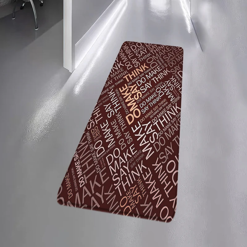 거실 빈티지 신문 러그 발 카펫 입구 도어매트, 카와이 러그 바닥 매트, 미끄럼..