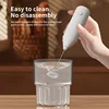 Mini Electric Milk Foamer Blender Wireless Coffee Whisk Mixer Handheld Egg Beater Cappuccino Frother Mixer Kitchen Whisk Tools 5