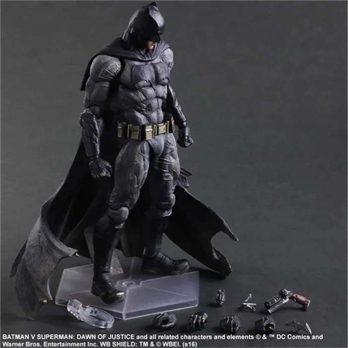 

25cm Play Arts Armored Batman V Superman: Dawn Of Justice Action Figure Pa Movable Collection Dc Bruce Wayne Batman Model Toys